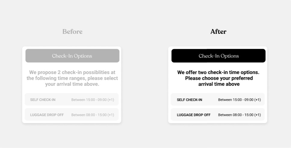Coeo guest journey before and after, part 1